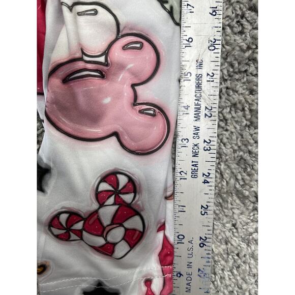 Women's Mickey Mouse Pants Leggings Daisy Castle Cupcake Coffee Balloon Large - Picture 8 of 8